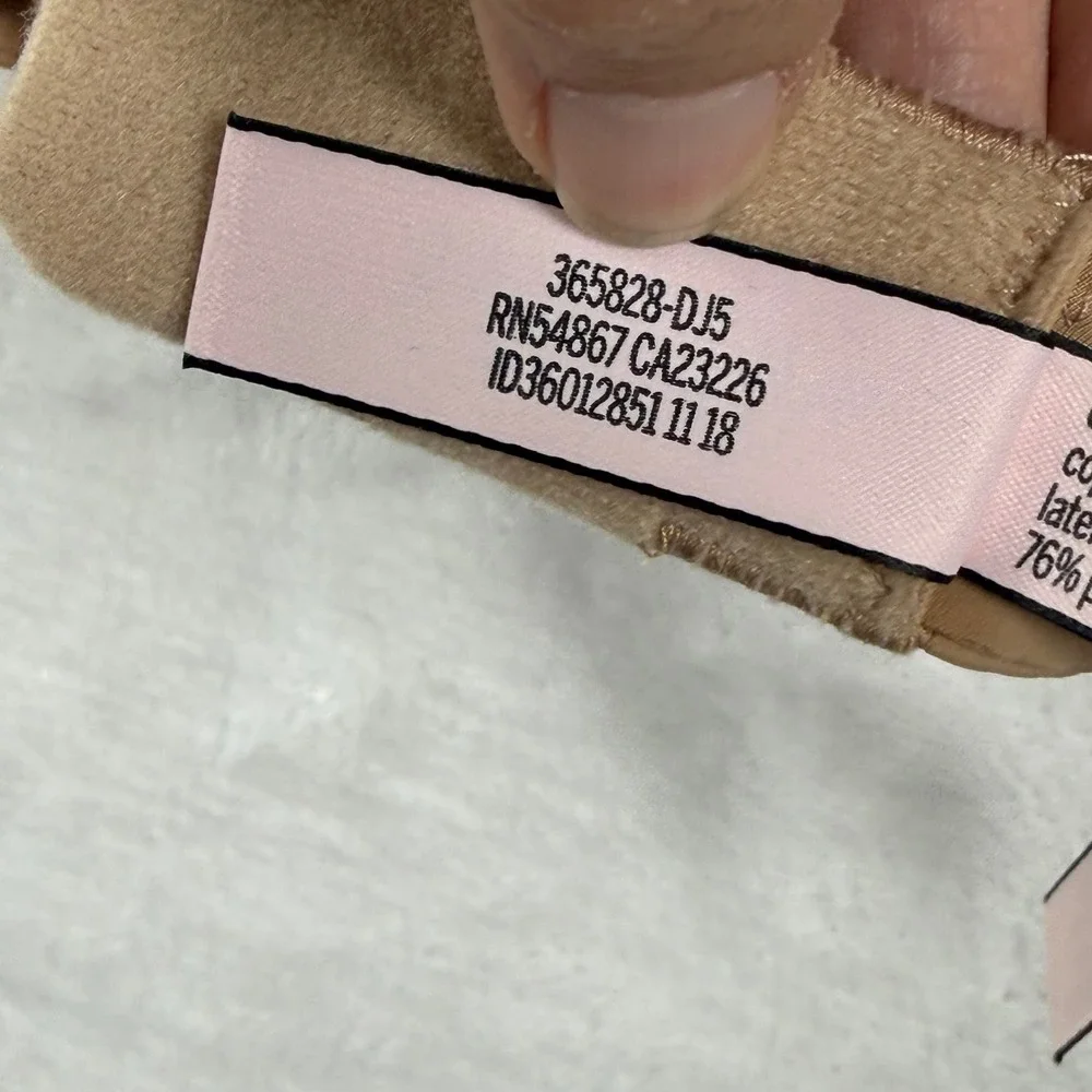 Victorias Secret T-Shirt Lightly Lined Wireless Bra 34C Tan Nude 365828-DJ5‎